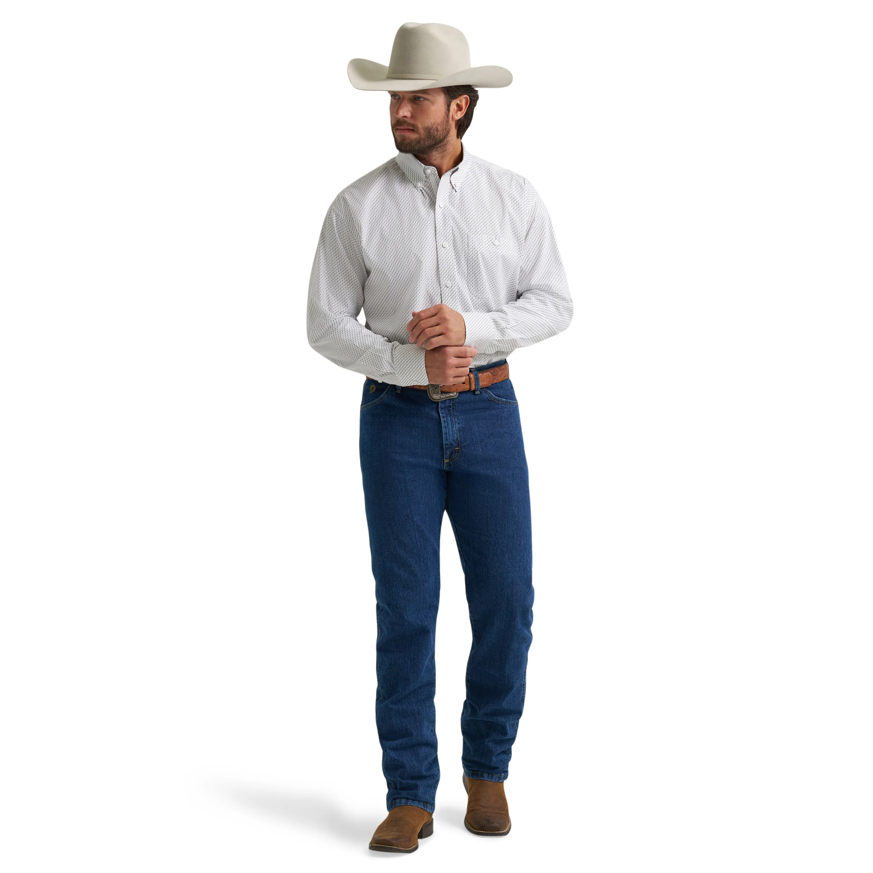 Men Wrangler George Strait Shrit (LS) 112379057 - Image 5