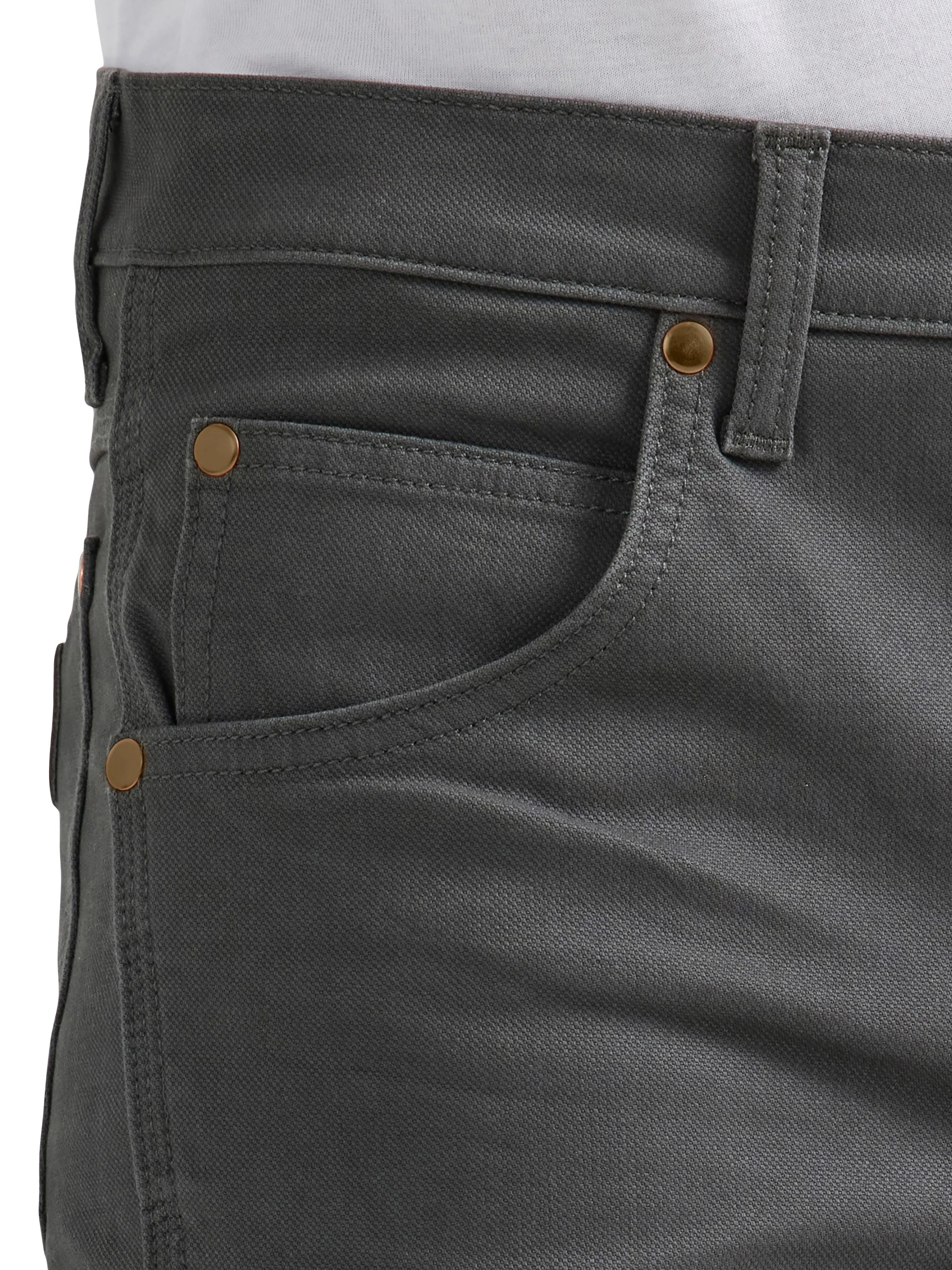 Men Wrangler Grey Pinstripe Jean 112361474 - Image 3