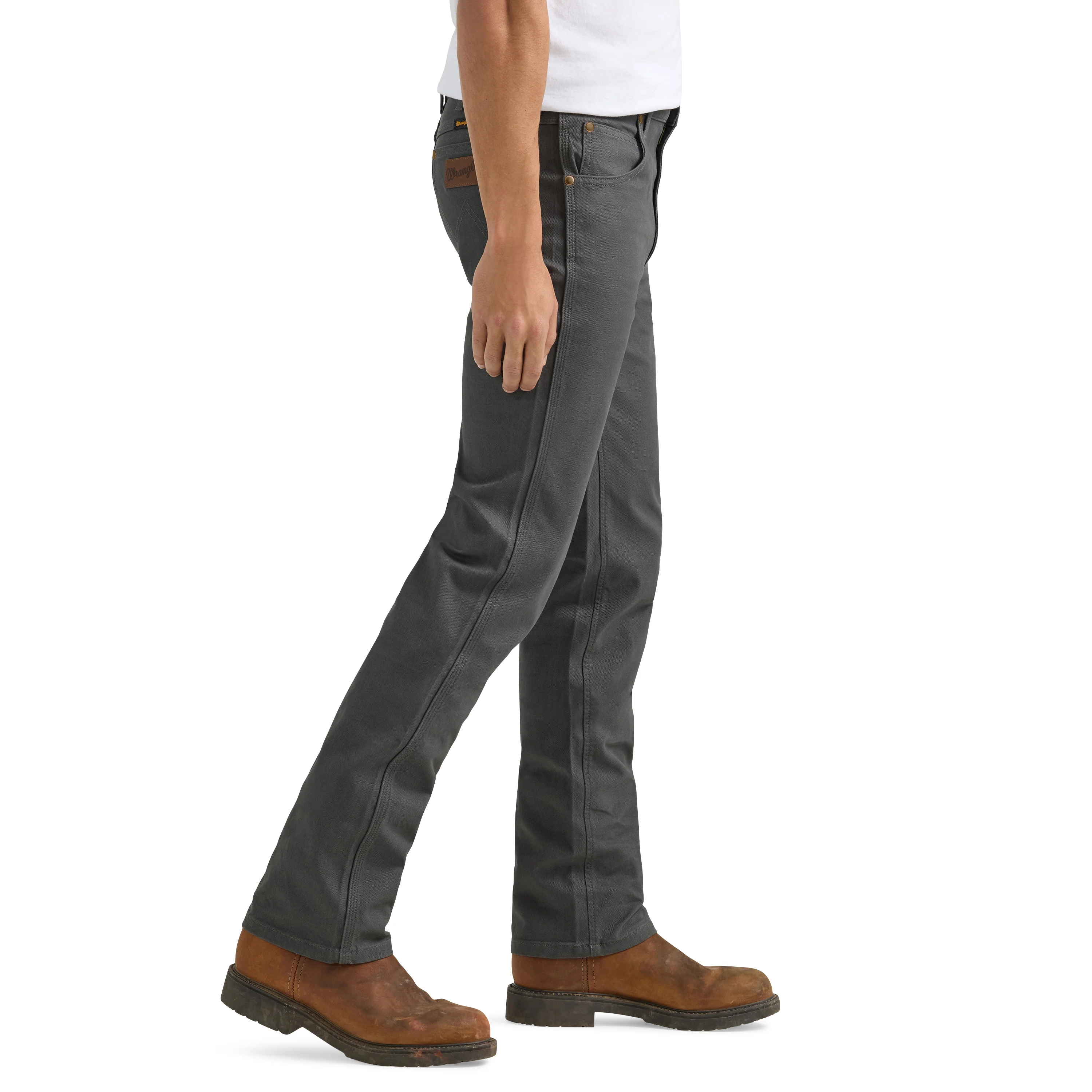 Men Wrangler Grey Pinstripe Jean 112361474 - Image 4