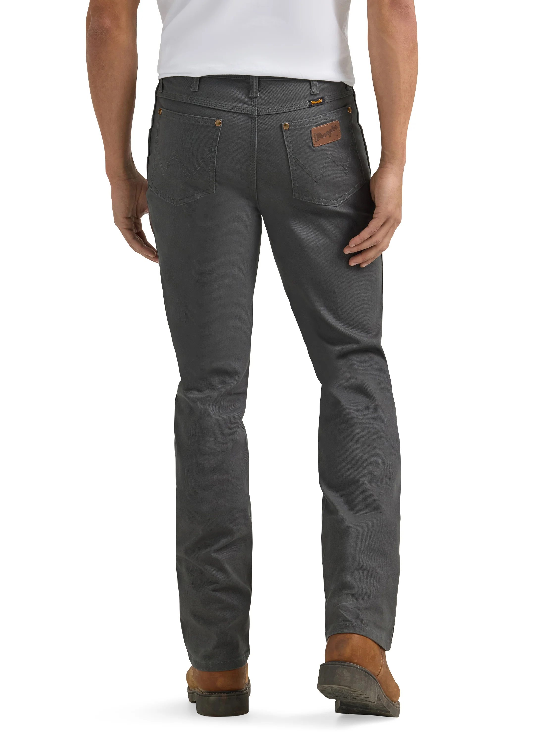 Men Wrangler Grey Pinstripe Jean 112361474 - Image 5