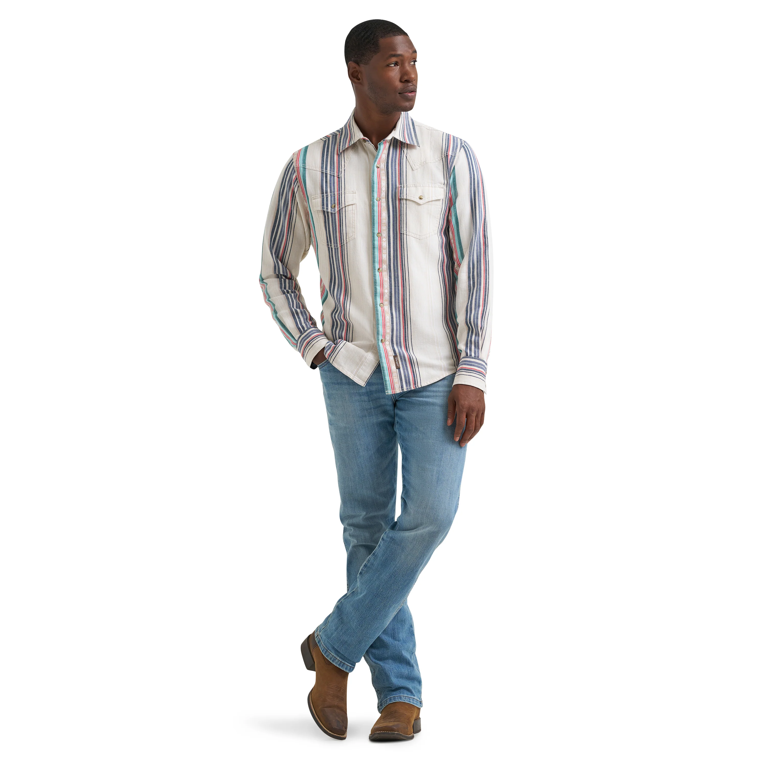 Men Wrangler Retro Premiun Shirt 112378795 - Image 4