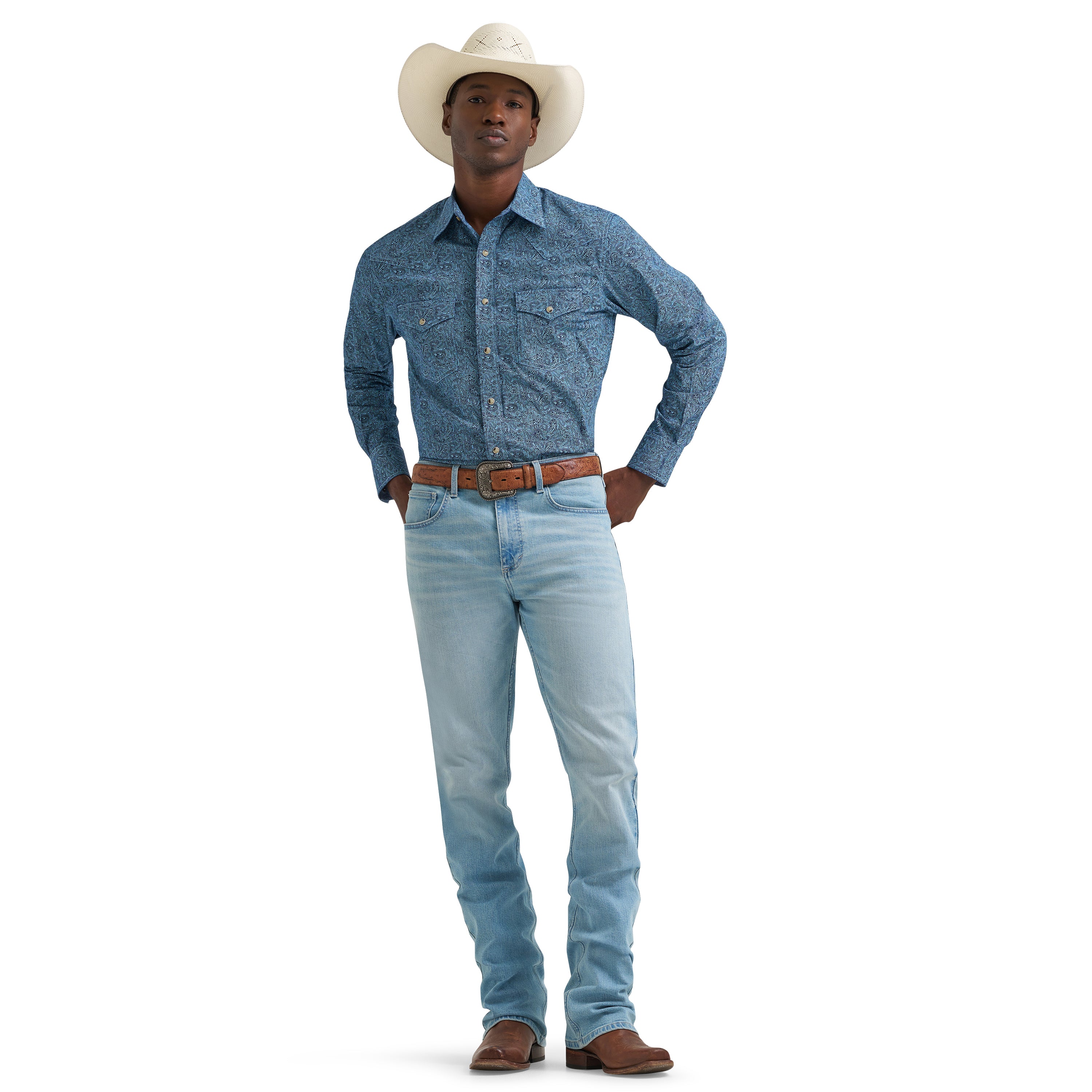 Men Wrangler Shirt (LS) Snap 112378720 - Image 4