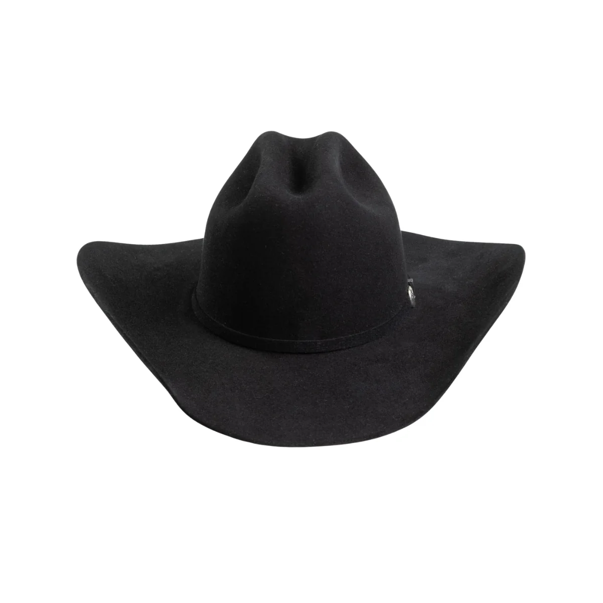 5X Fort Worth Black Larry Mahans Fur Felt Hat - Image 3