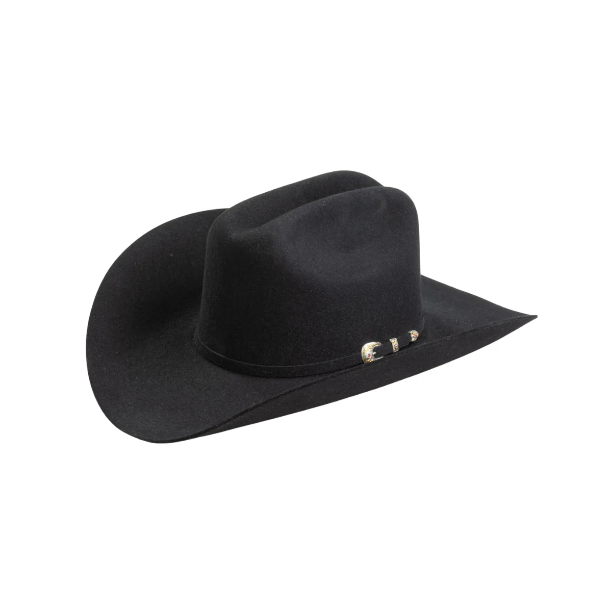 6X Real Black Larry Mahans Fur Felt Hat