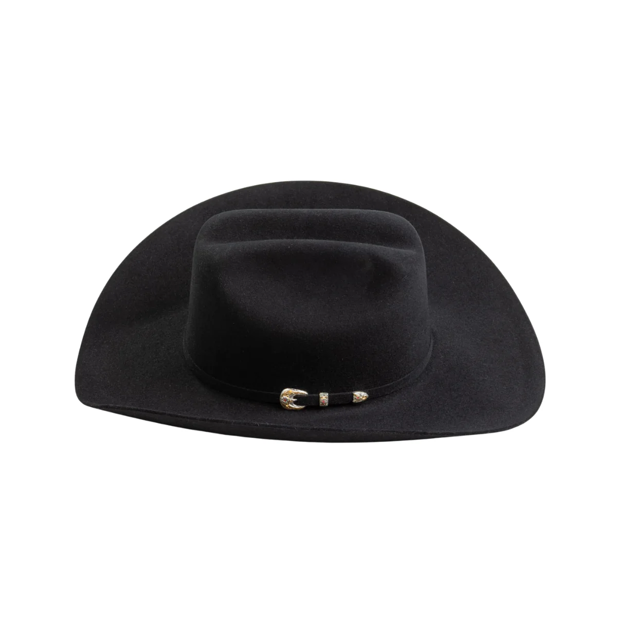 6X Real Black Larry Mahans Fur Felt Hat - Image 3