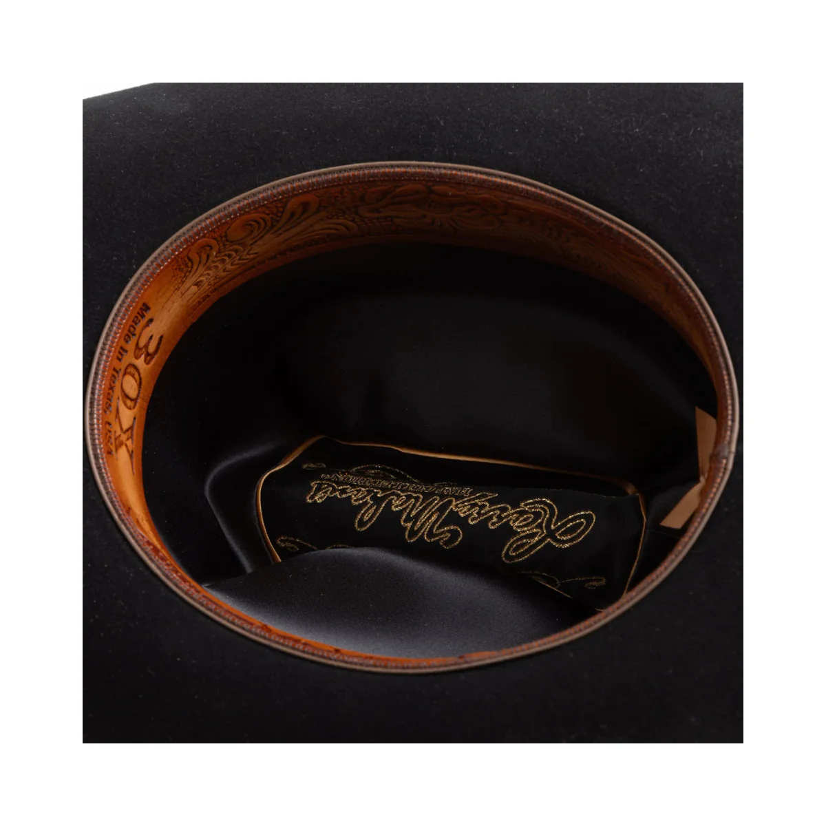 30X Opulento Black Larry Hanans Fur Felt Hat - Image 5