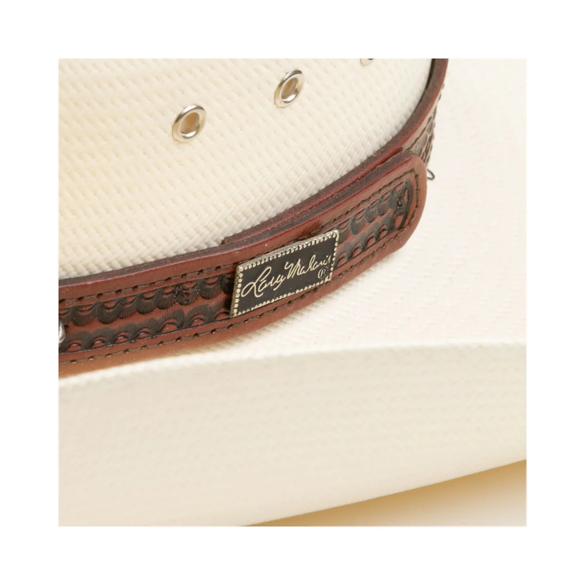 10X Browning Ivory Larry Mahans Straw Hat - Image 4