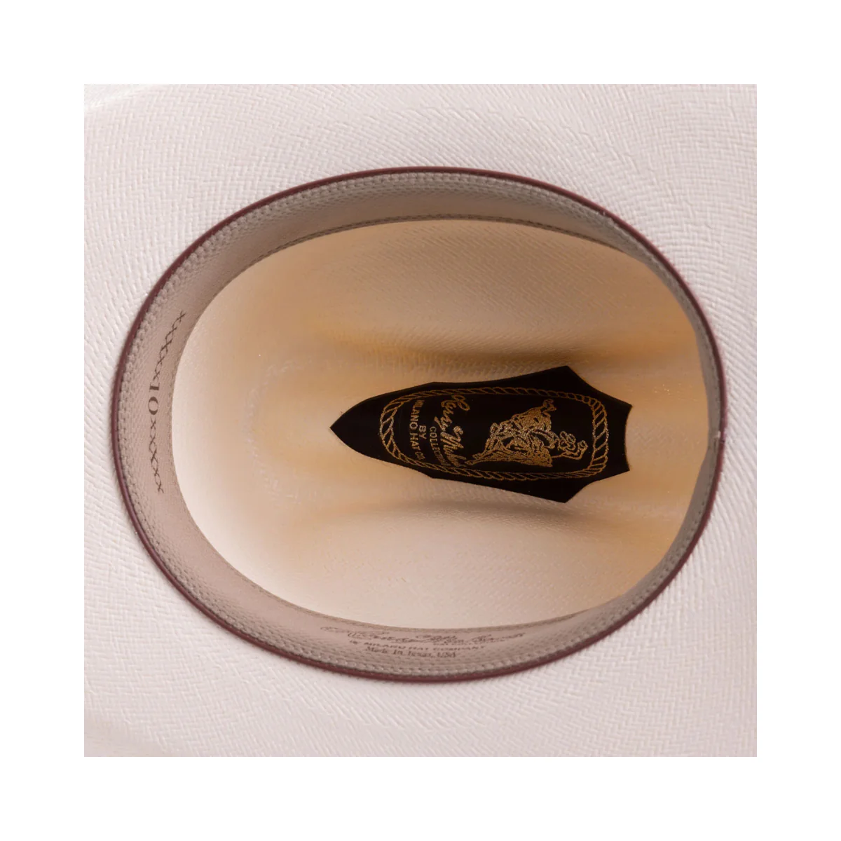 10X Oplin X Ivory Larry Mahans Straw Hat - Image 5