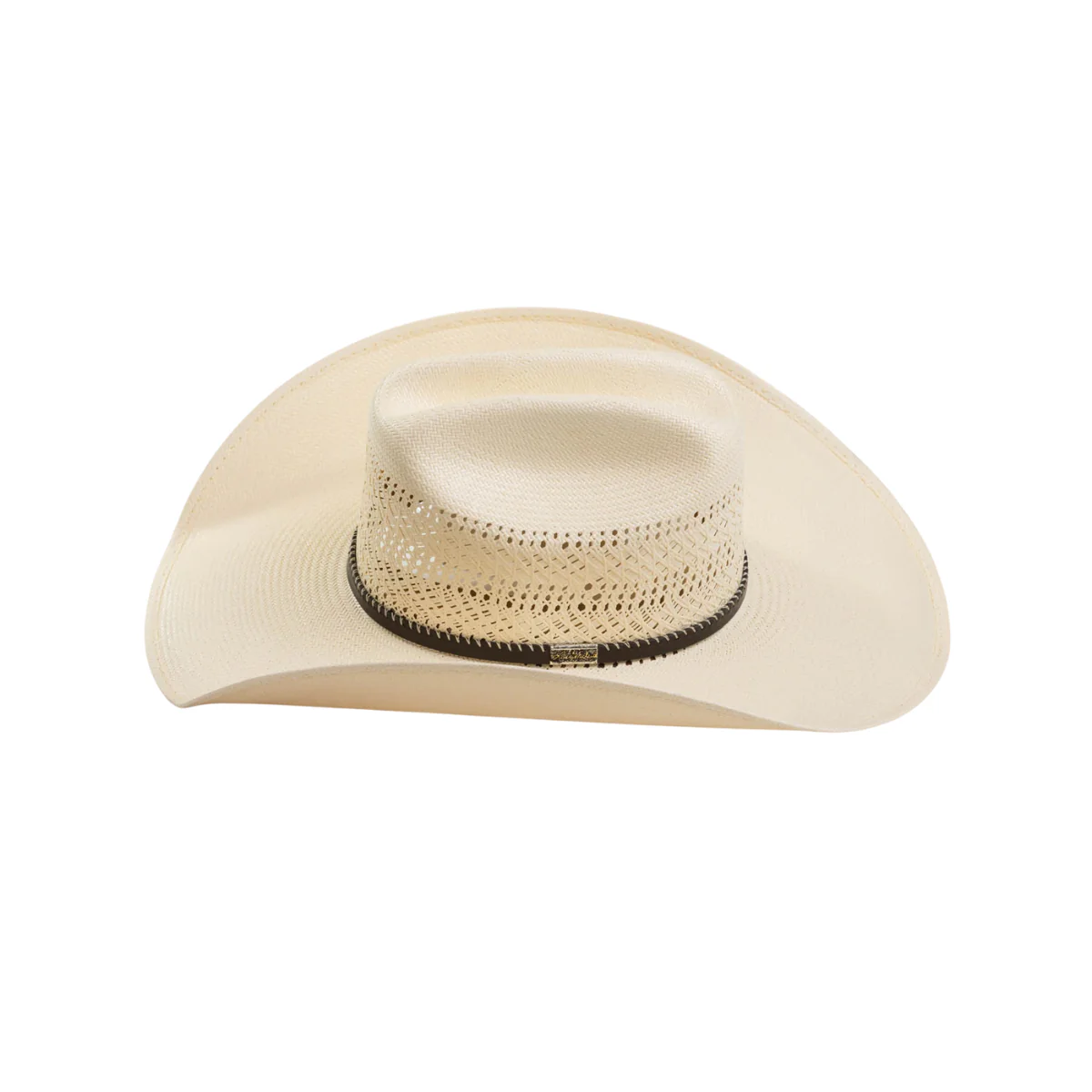 Men 10X Latigo Ivory Larry Mahans Straw Hat - Image 3