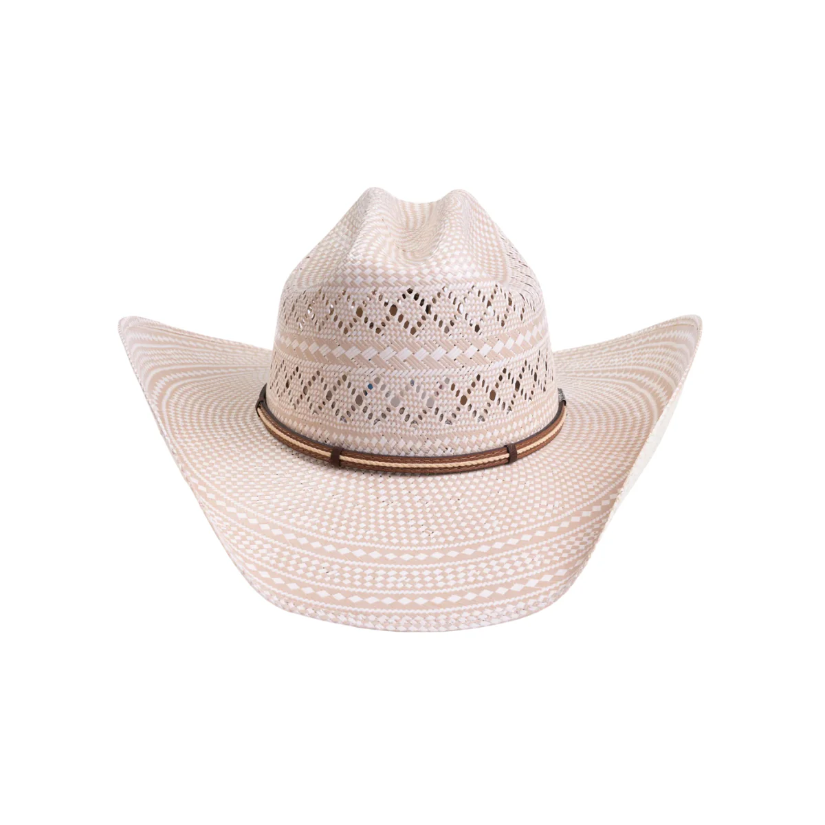 10X Cuerda Ivory Larry Mahans Straw Hat - Image 2