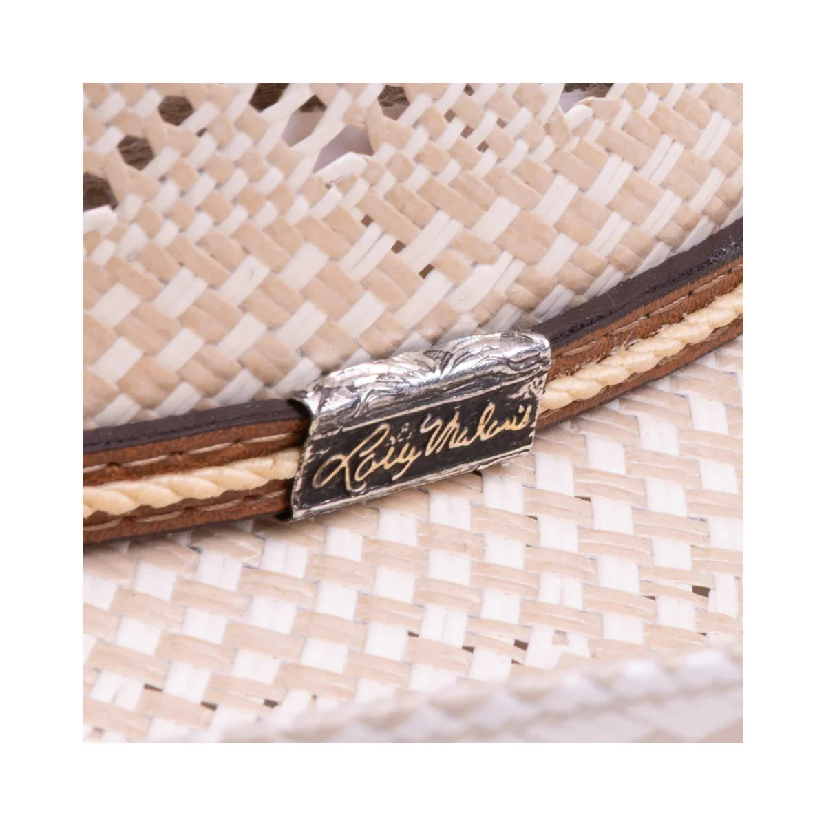 10X Cuerda Ivory Larry Mahans Straw Hat - Image 4