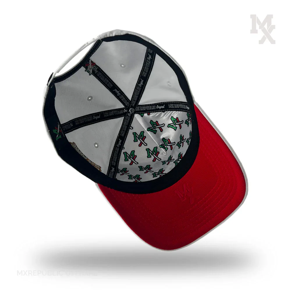 MX Baseball Cap Blanca Tricolor MX1010 - Image 5