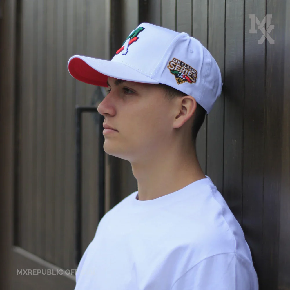 MX Baseball Cap Blanca Tricolor MX1010 - Image 7