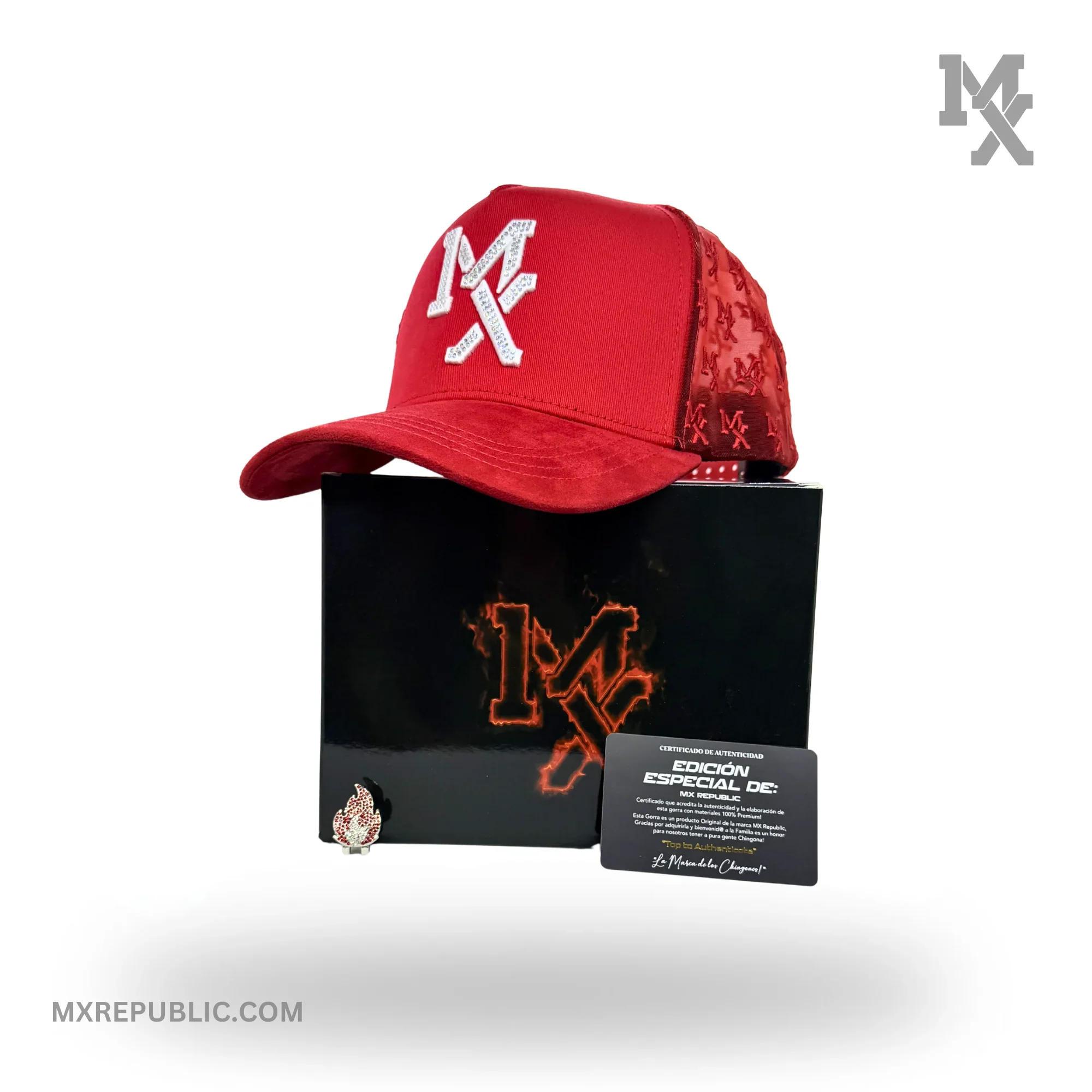 MX Baseball Cap Fire Flames Deluxe Limited Edition MX5009 - Image 7