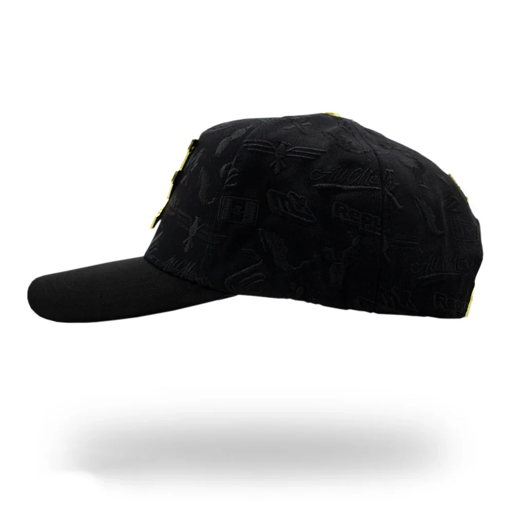 MX Baseball Cap Gold Black Diamonds Deluxe Full Set MX5006 - Image 3