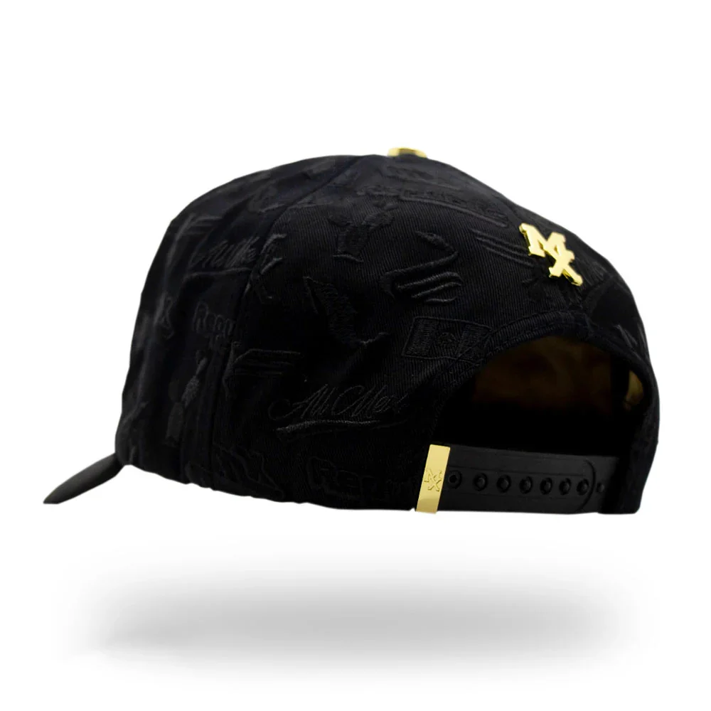 MX Baseball Cap Gold Black Diamonds Deluxe Full Set MX5006 - Image 4