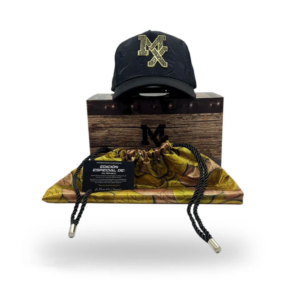 MX Baseball Cap Gold Black Diamonds Deluxe Full Set MX5006 - Image 6
