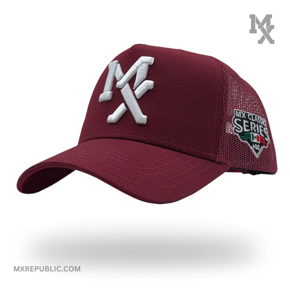 MX Baseball Cap Merlot Trucker MX2007 - Image 2
