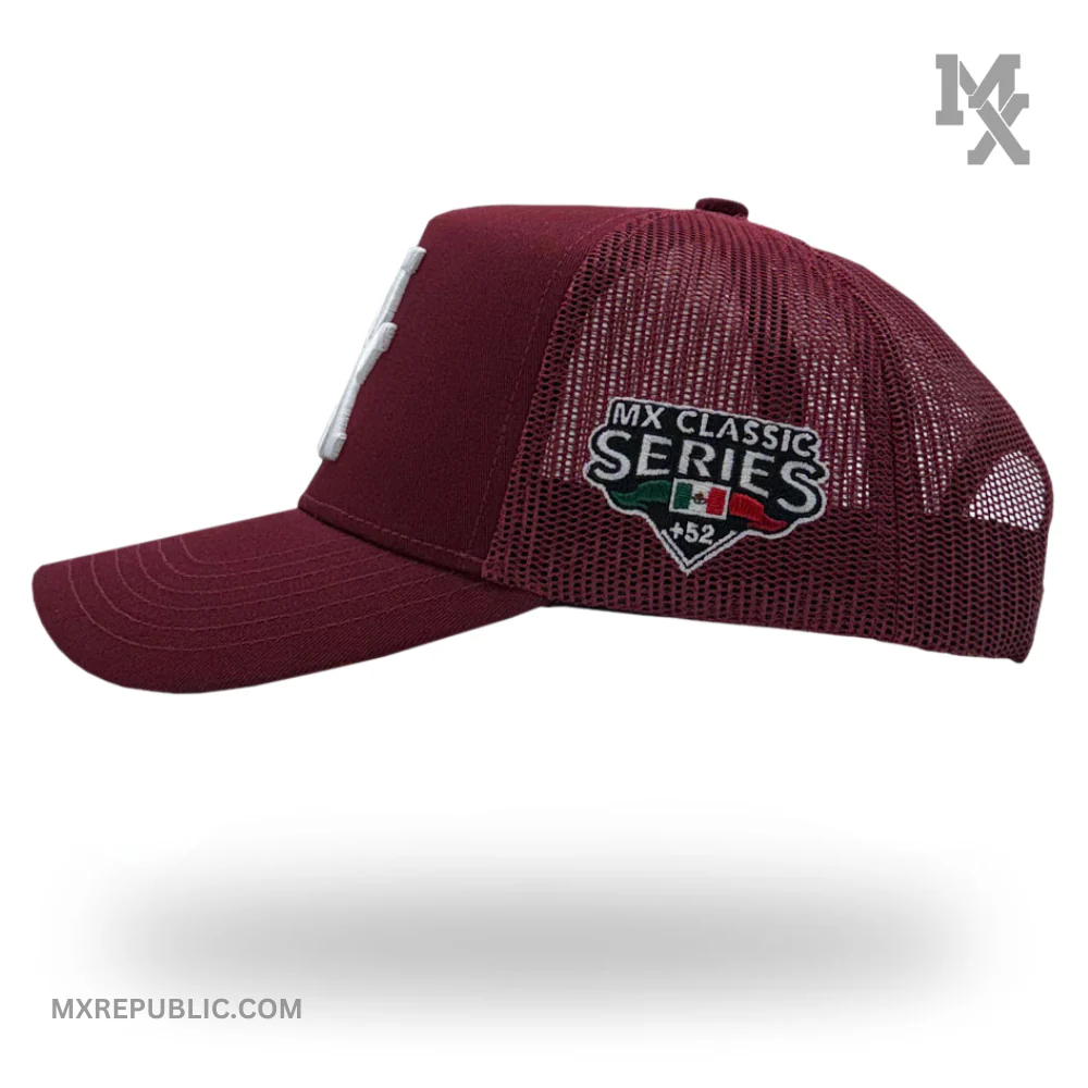 MX Baseball Cap Merlot Trucker MX2007 - Image 3