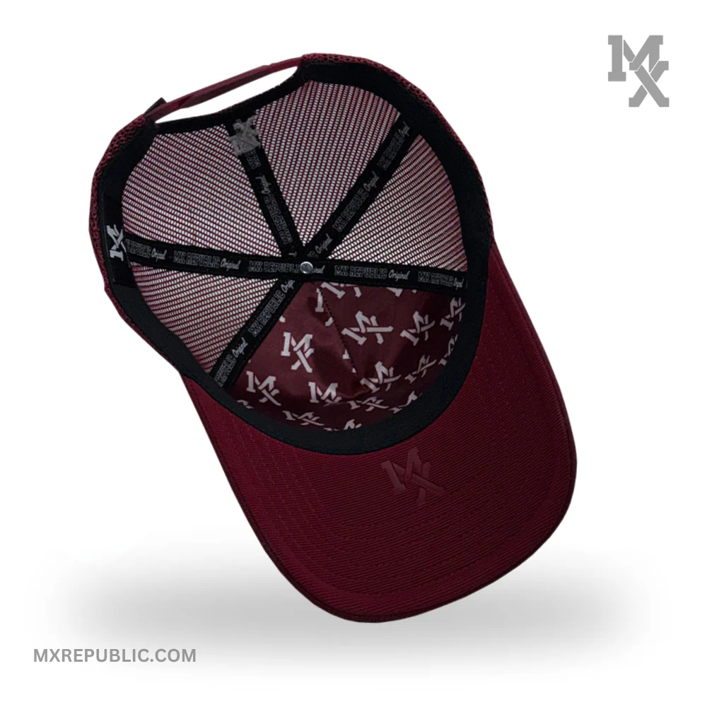 MX Baseball Cap Merlot Trucker MX2007 - Image 6