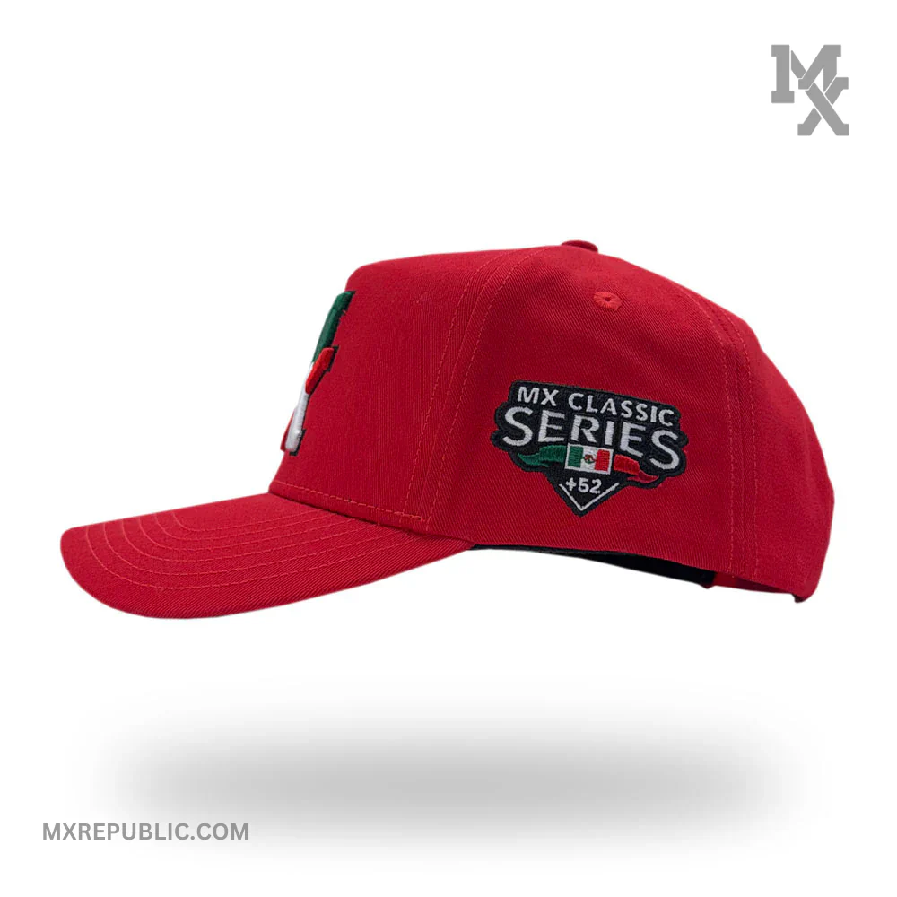 MX Baseball Cap Roja Tricolor MX1017 - Image 2