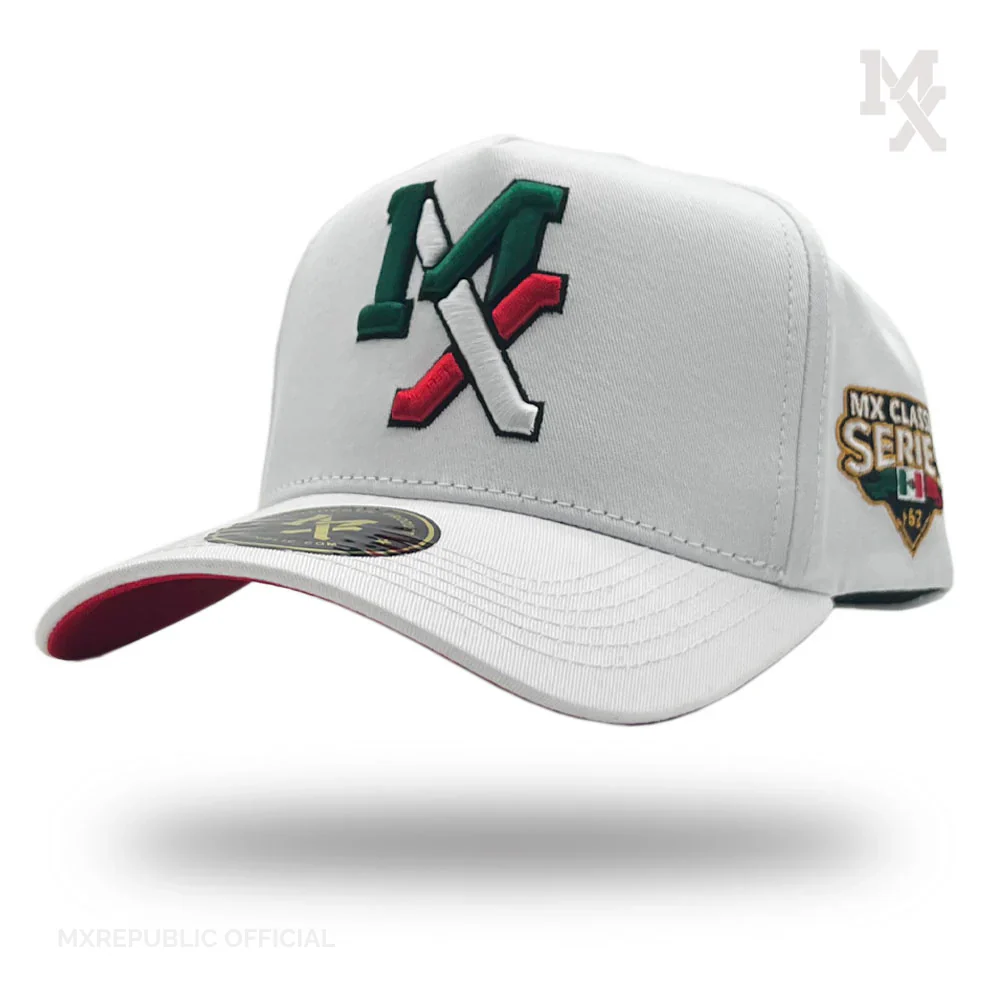 MX Baseball Cap Blanca Tricolor Trucker MX2006 - Image 2