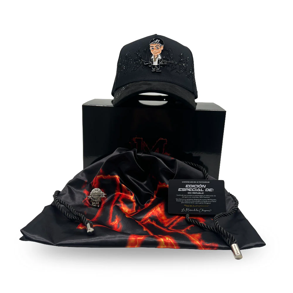 MX Baseball Cap Montana All Black Deluxe Full Set MX5003 - Image 2