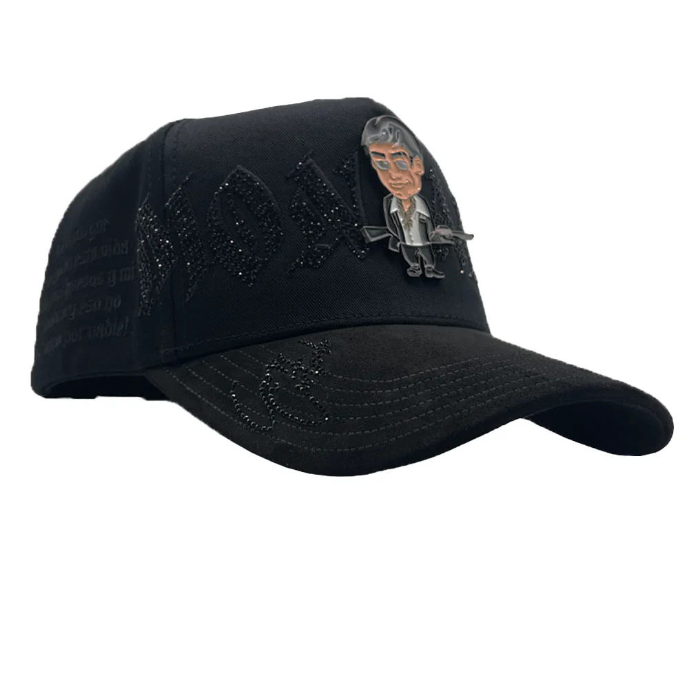MX Baseball Cap Montana All Black Deluxe Full Set MX5003 - Image 3