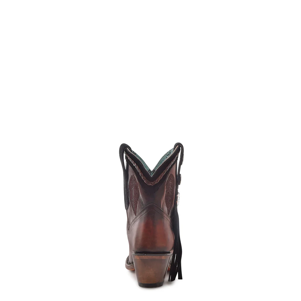 Women Corral Cowhide Ankle Boot N0005 - Image 4