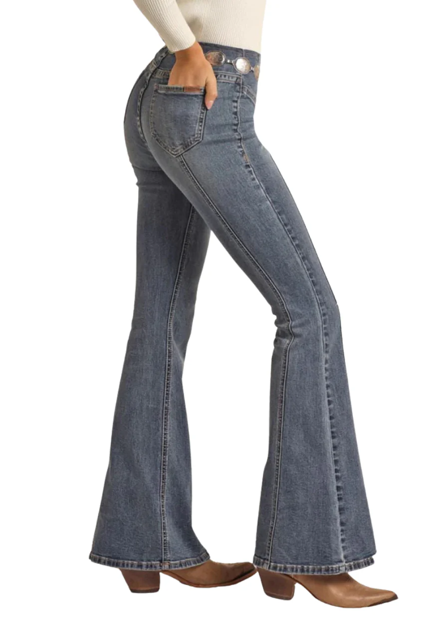 Women Rock&Roll Flare Jean RRWD6PR0GT - Image 3