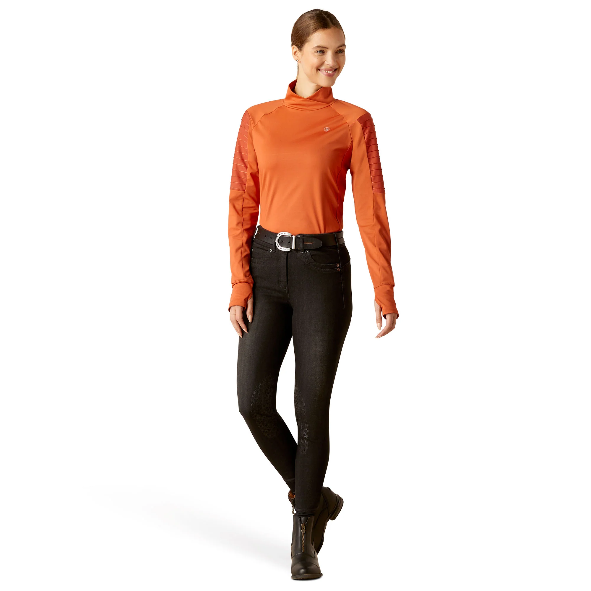 Women Ariat Baselayer Brick 10046331 - Image 4