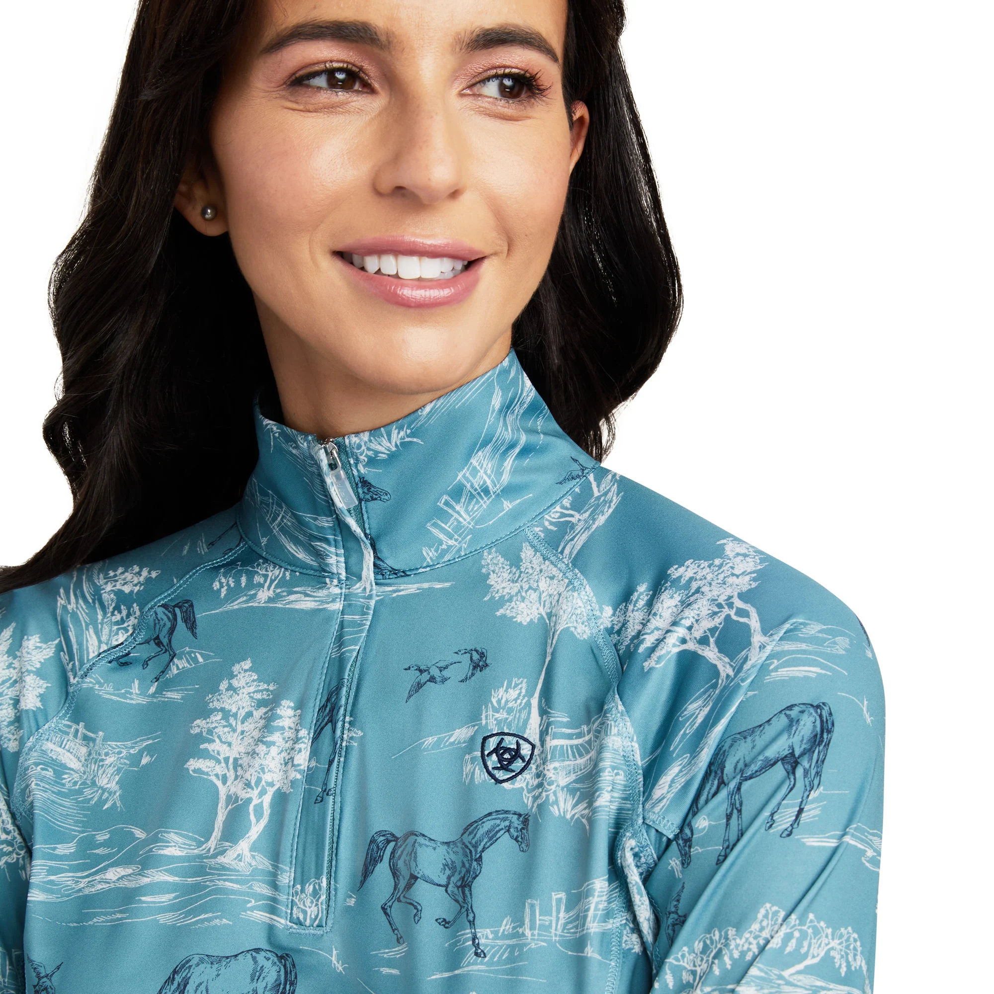 Women Ariat Jacket Arctic Green 10041204 - Image 2