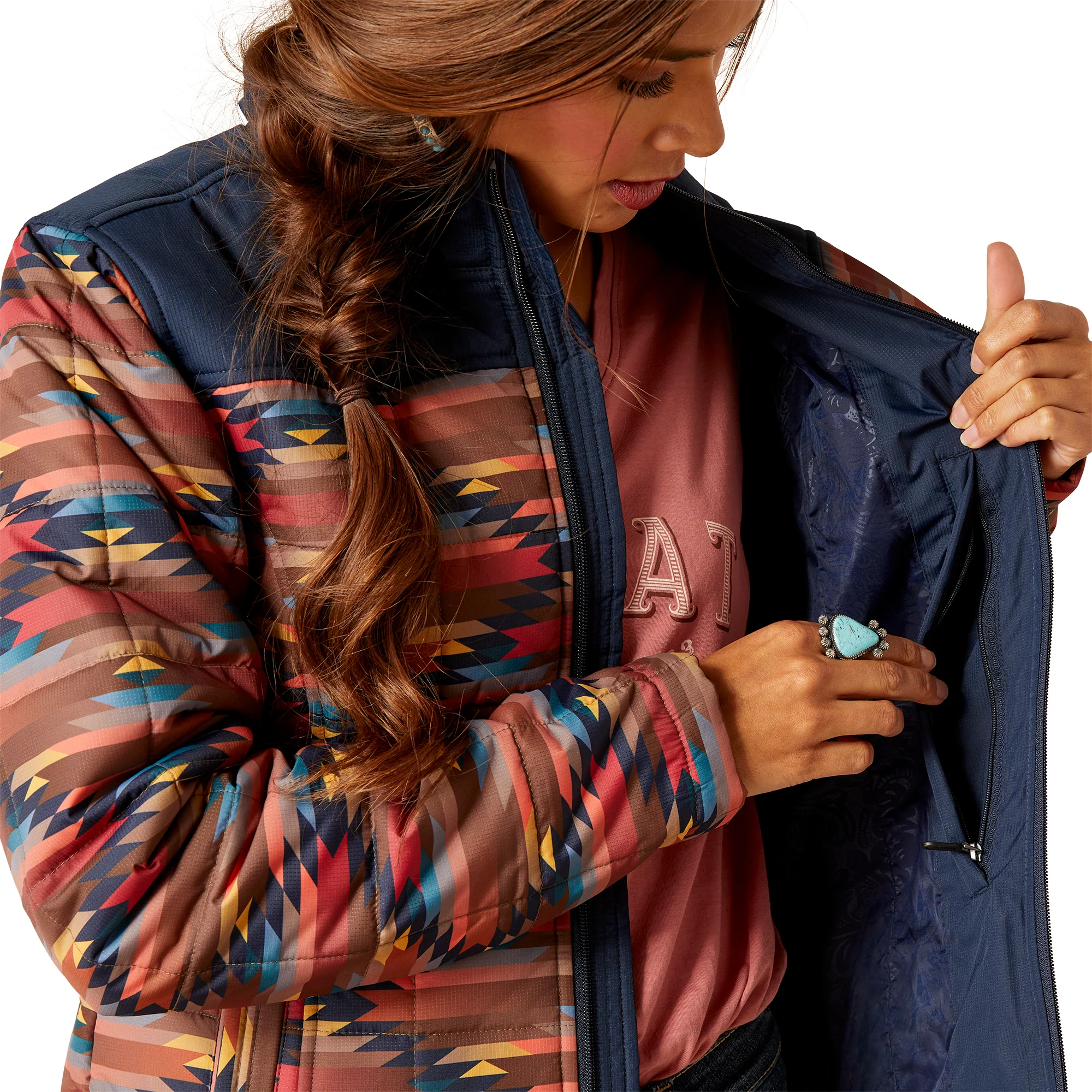 Women Ariat Jacket Crius Mirage 10046682 - Image 3