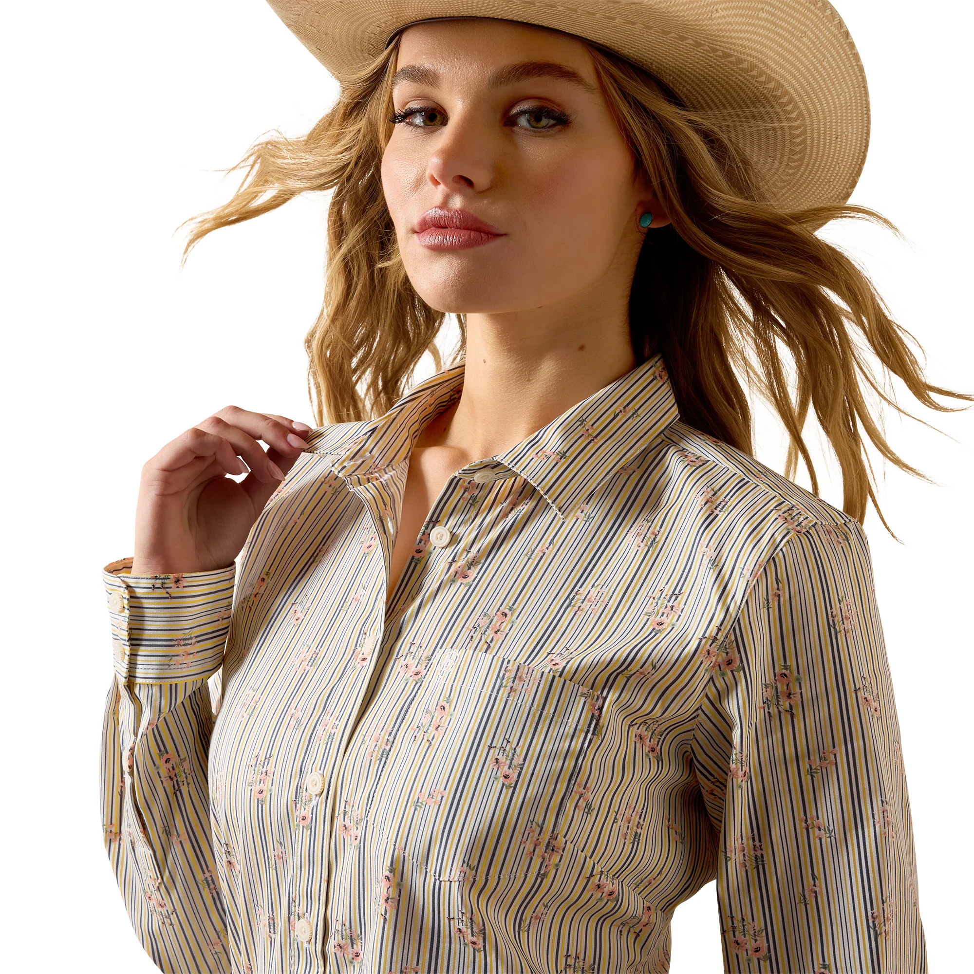 Women Ariat Shirt Kirby Strech 10071417 - Image 2
