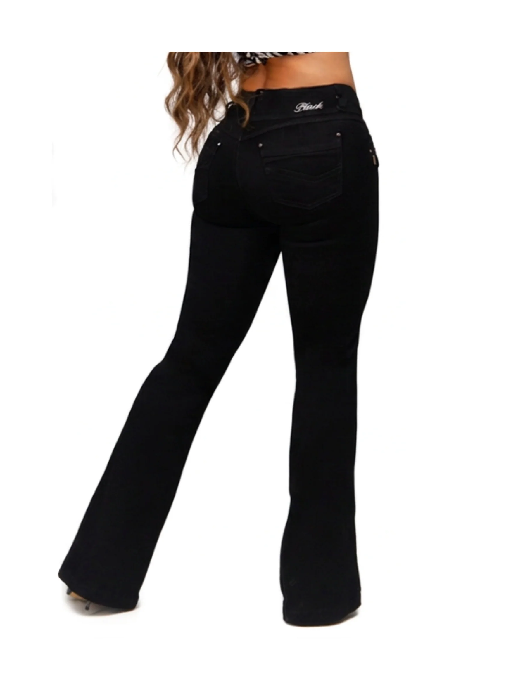 Women Black Jean BW-7006 - Image 3