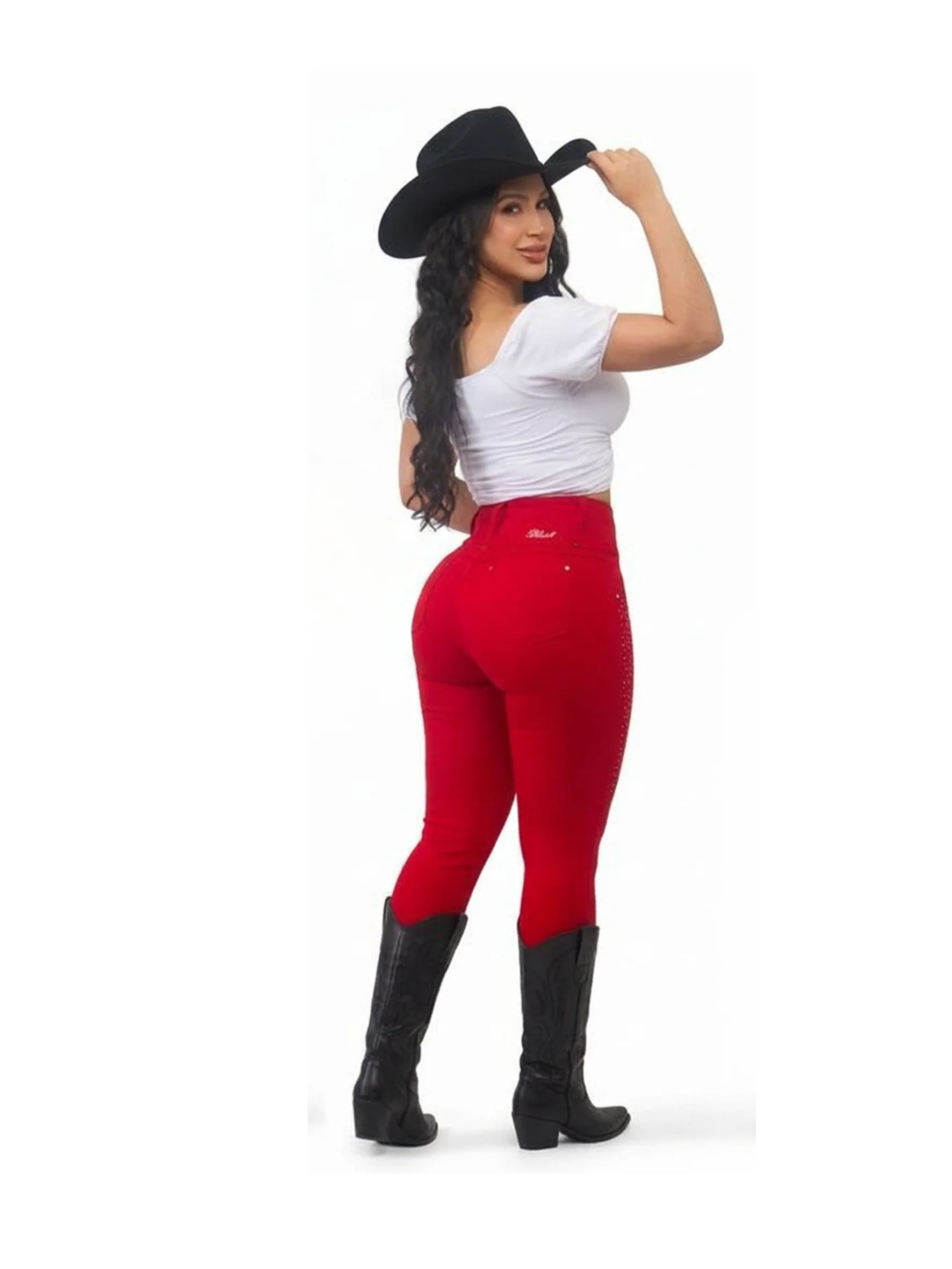 Women Black Jean BW-7288 - Image 2