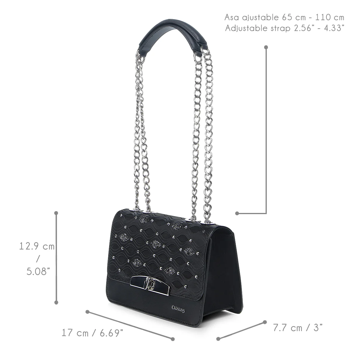 Women Cuadra Cowhide Bag DU693 - Image 8
