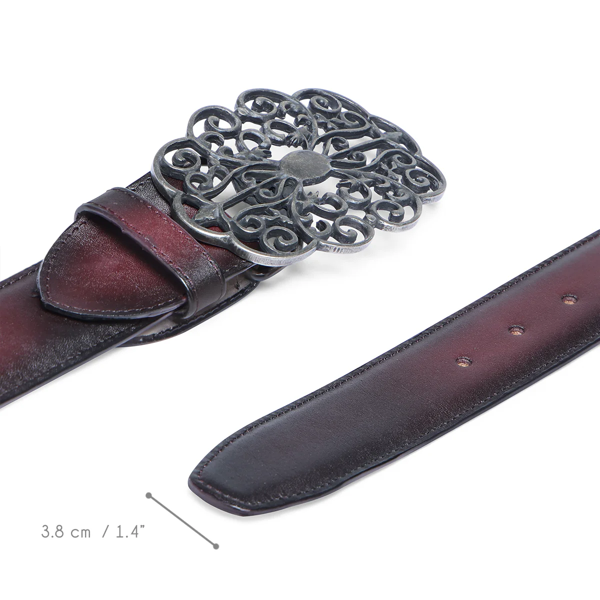 Women Cuadra Cowhide Belt BC417 - Image 4