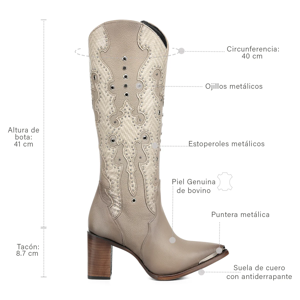 Women Cuadra Cowhide Boot CC280 - Image 6