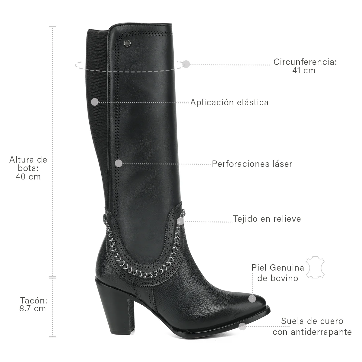 Women Cuadra Cowhide Boot CC322 - Image 7
