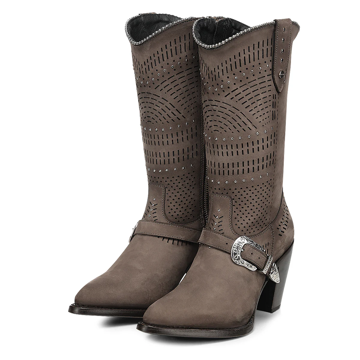 Women Cuadra Cowhide Zipper Boot CC323 - Image 8