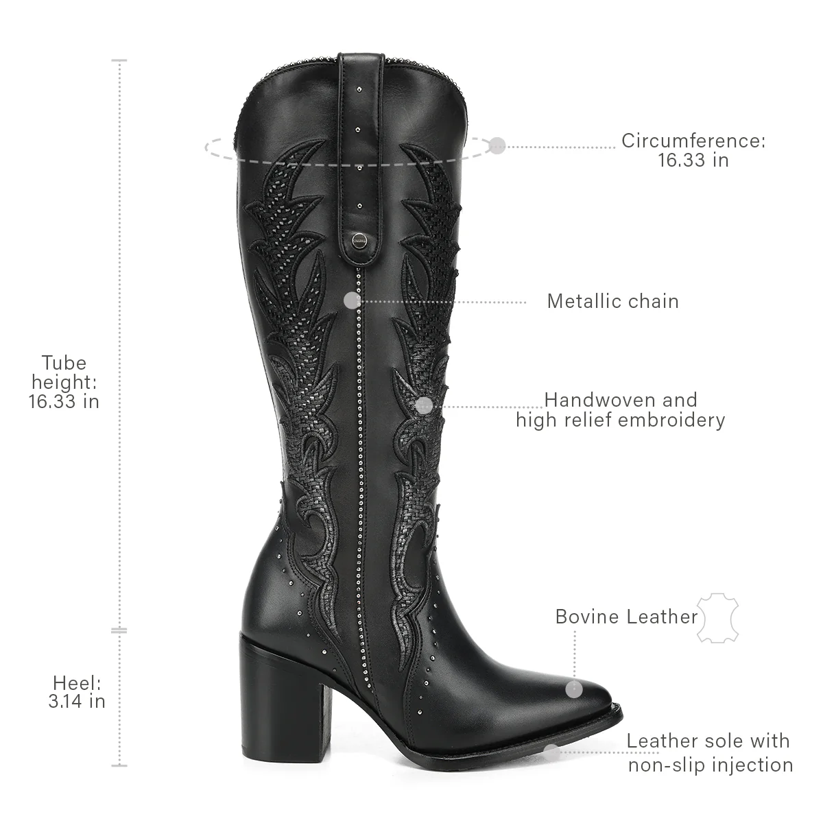 Women Cuadra Cowhide Boot CC337 - Image 8
