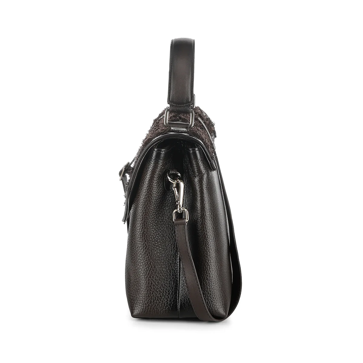 Women Cuadra Cowhide Handbag DU820-BG - Image 3
