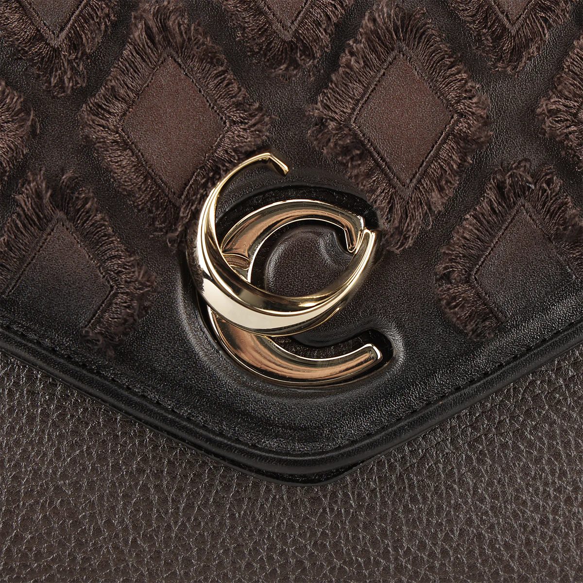 Women Cuadra Cowhide Handbag DU820-BG - Image 5