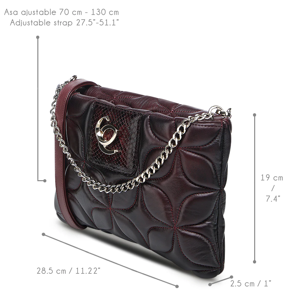 Women Cuadra Python Bag DU745 - Image 8