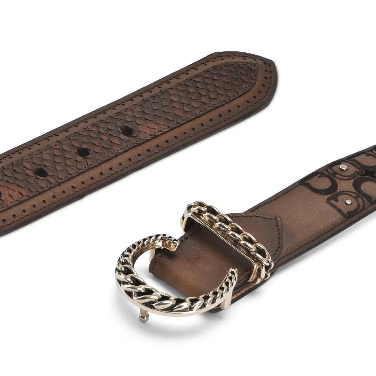 Women Cuadra Python Belt BC329 - Image 2