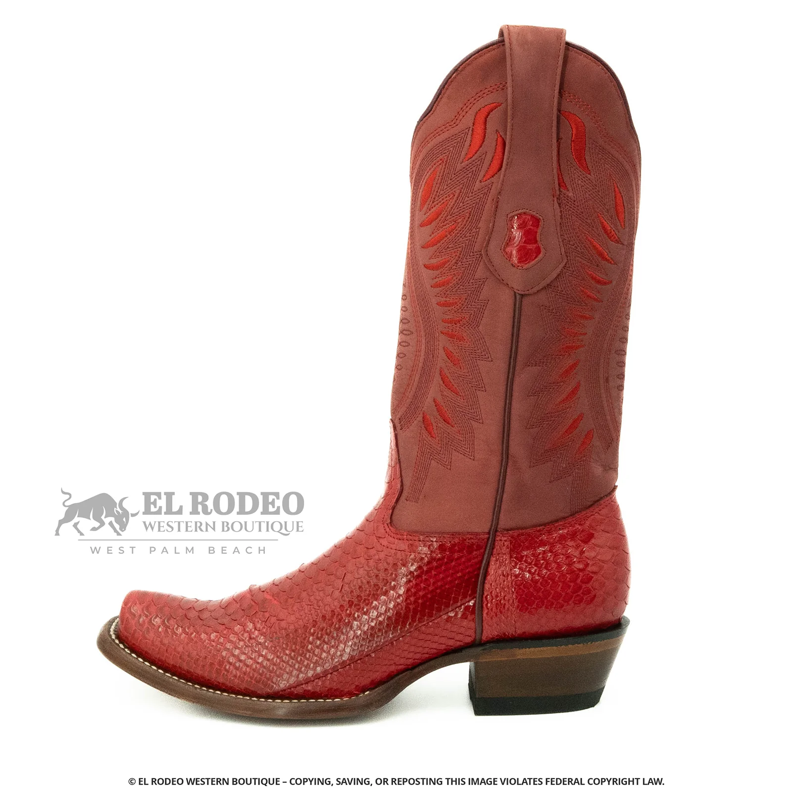 Women Los Altos Python Boot H39N5712 - Image 4