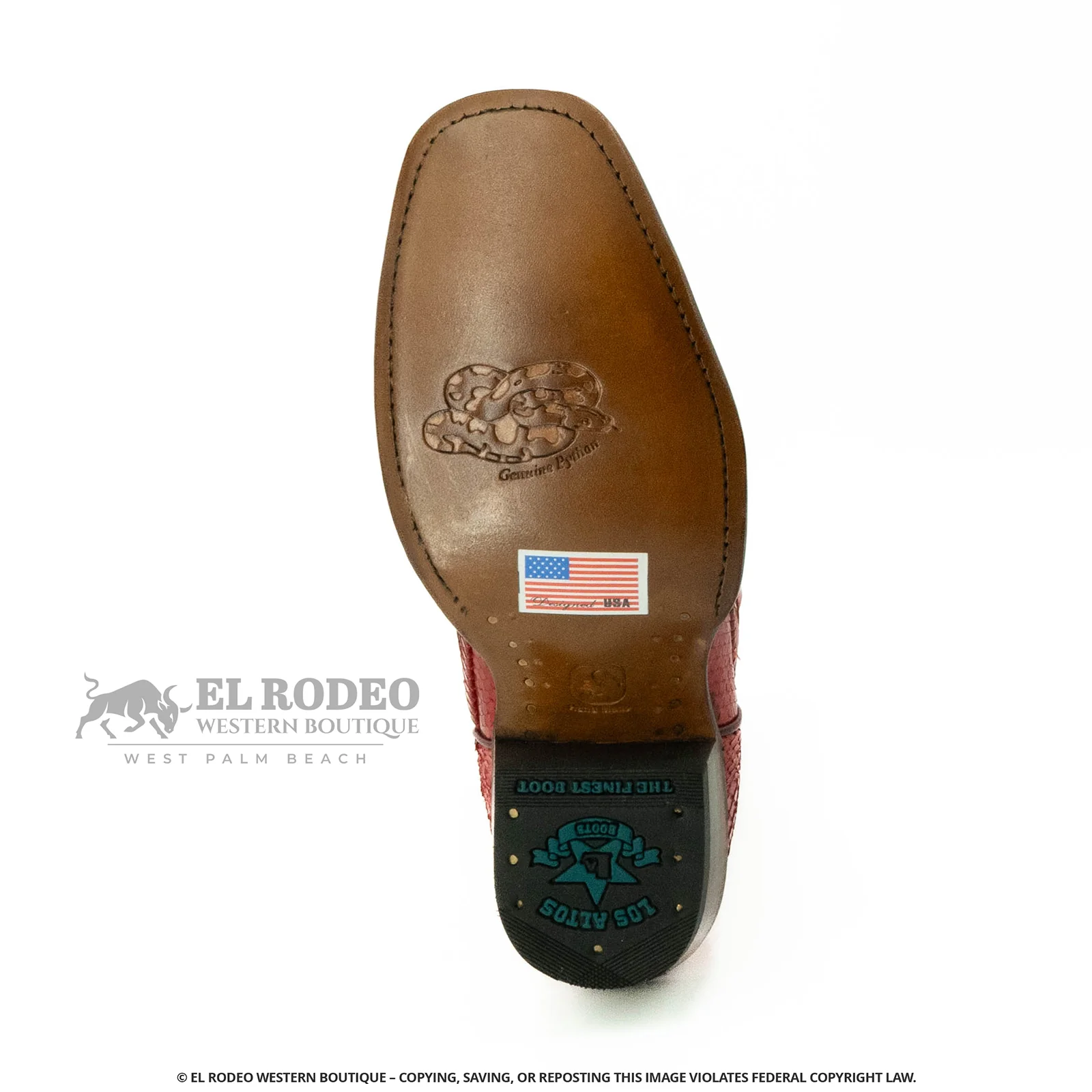 Women Los Altos Python Boot H39N5712 - Image 6