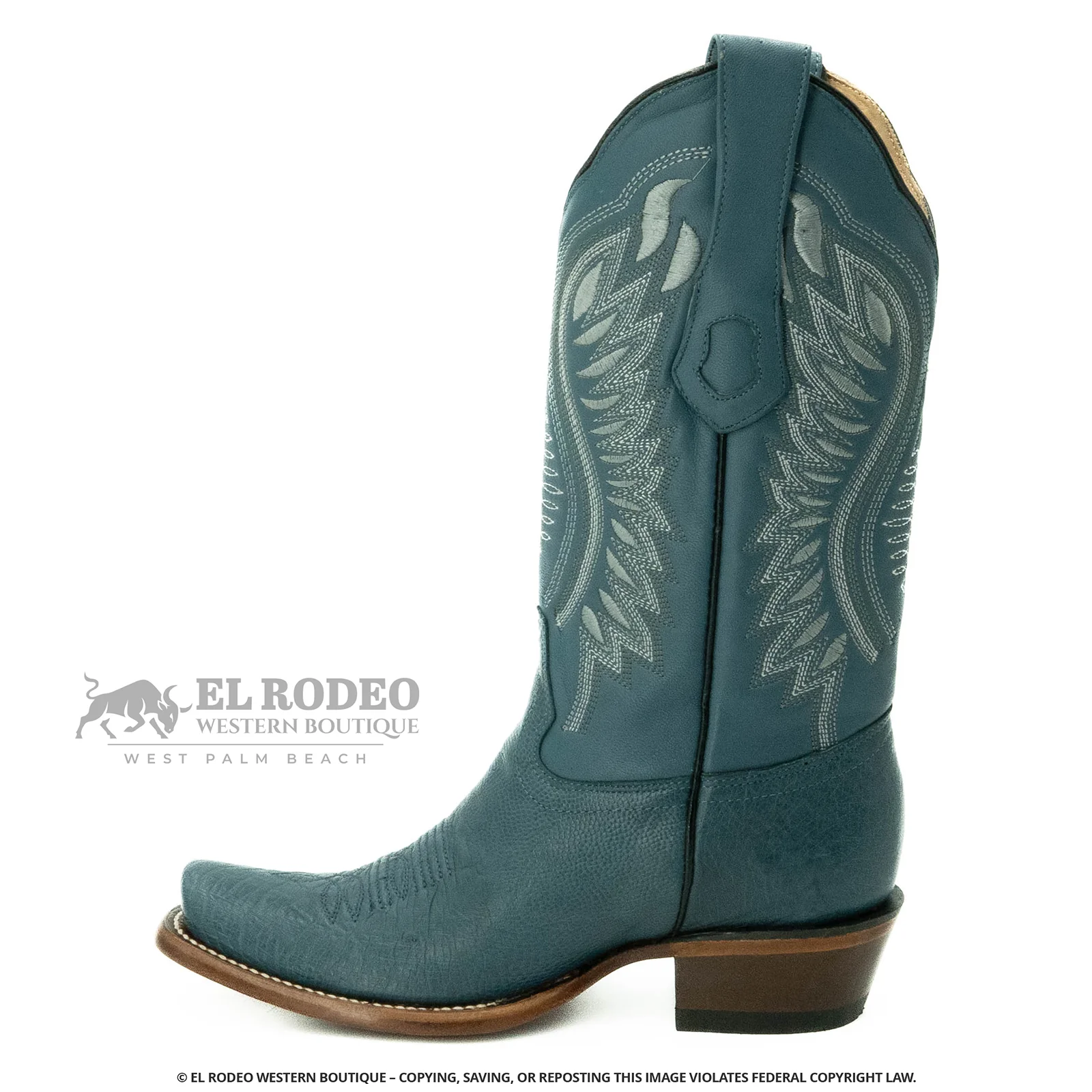 Women Los Altos Smooth Ostrich Boot H39N9714 - Image 4