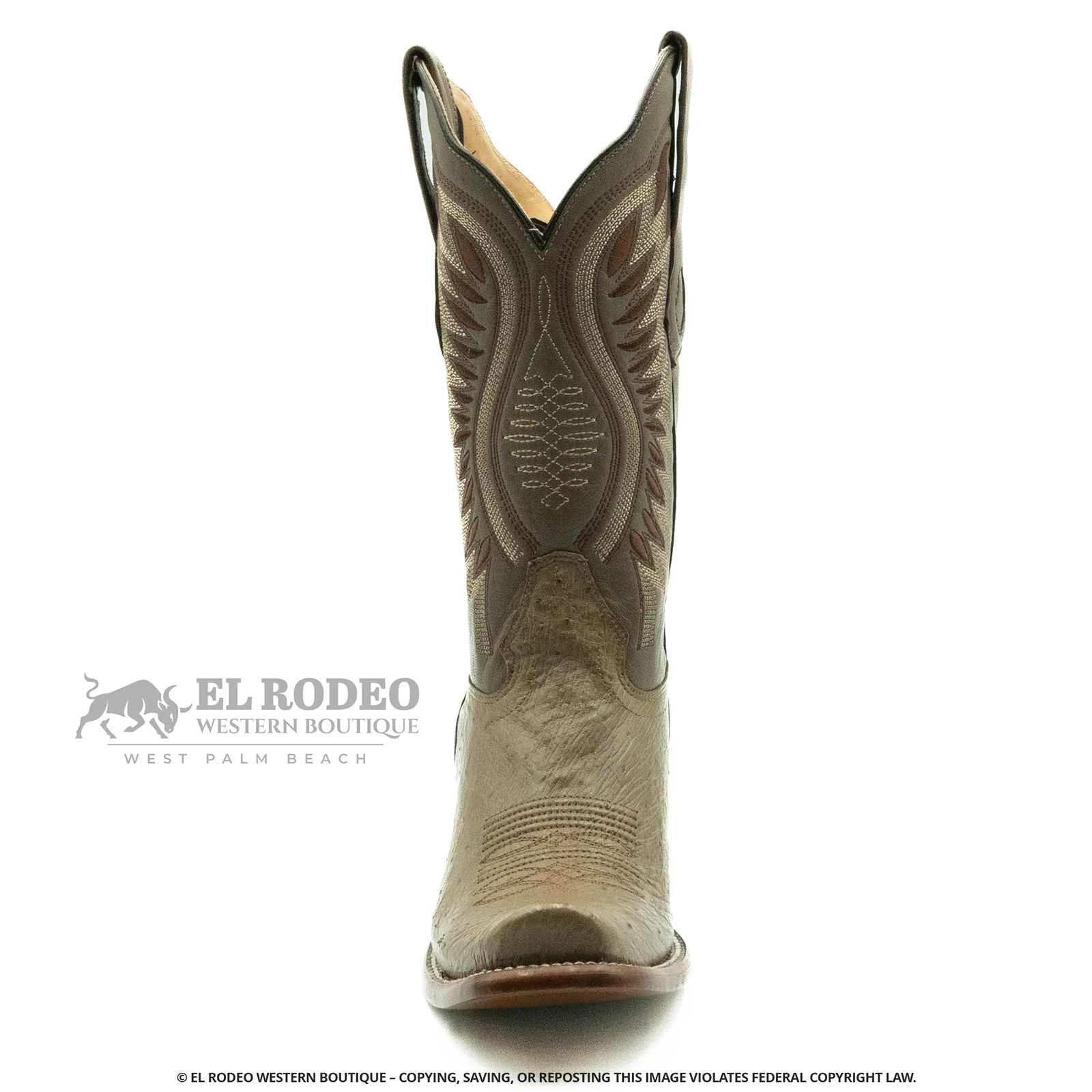 Women Los Altos Smooth Ostrich Boot H39N9765 - Image 3